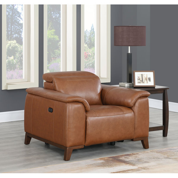 Wade Logan® Anilyah Leather Recliner Wayfair